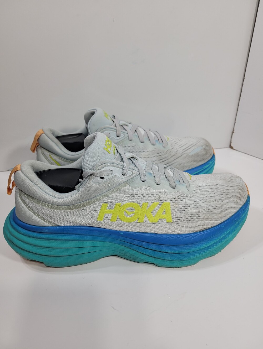 Hoka One One Bondi 8 Ice Flow Bit of Blue 1123202-IFBOB Men Size 8.5 D Running